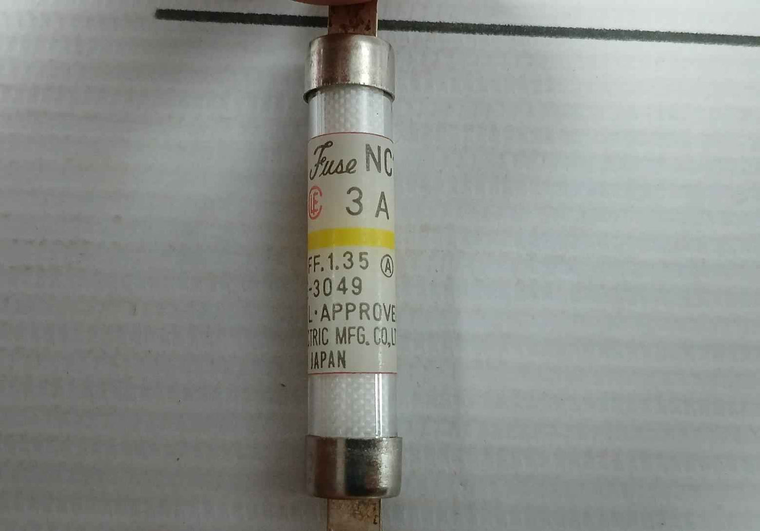 Lot Of 10X Utsunomiya Electric Nc1 Cello-lite Fuse Bc. 20Ka•Ff.1.35