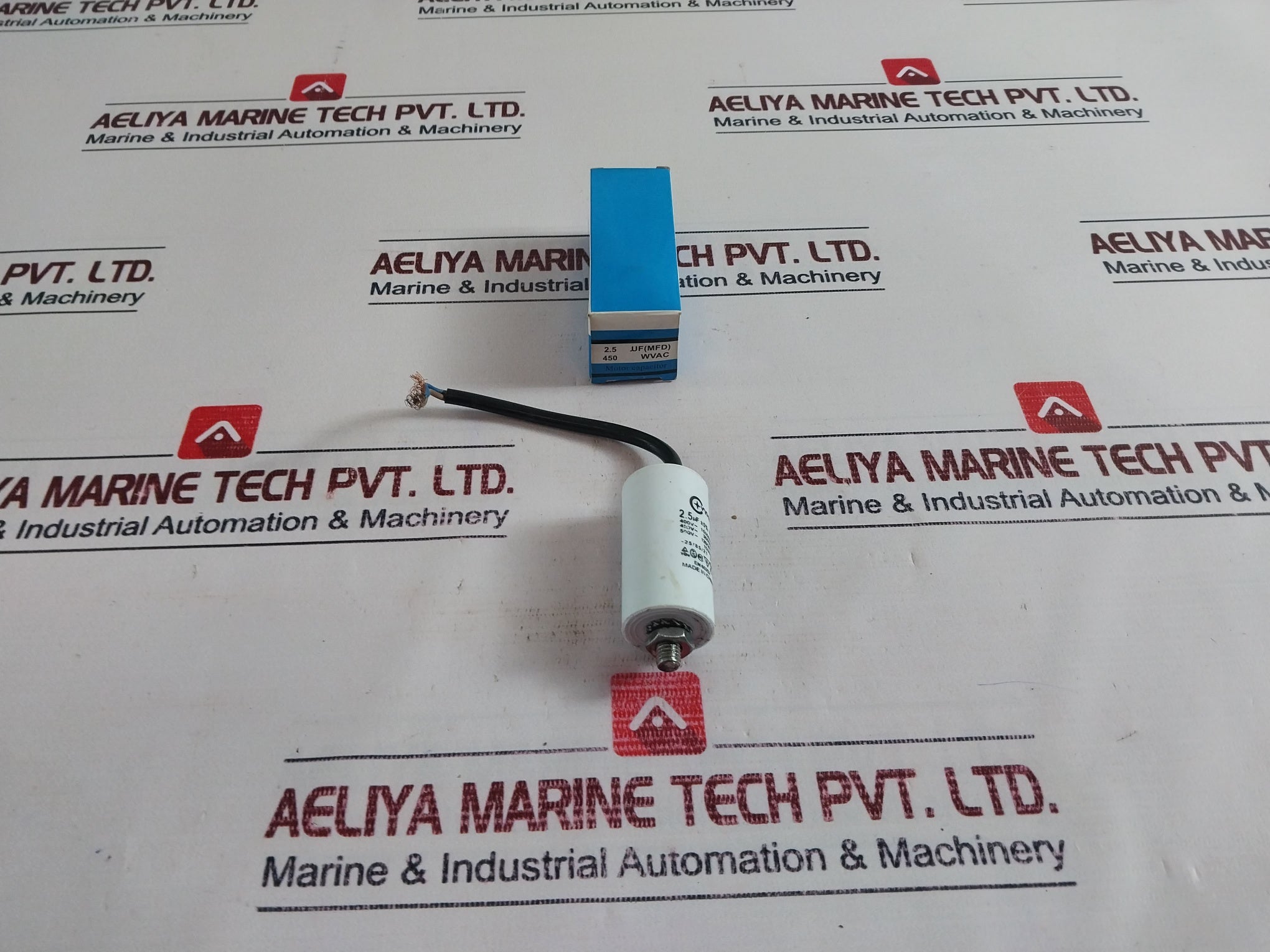 Lot Of 10X Vyhr 2.5 μF ±5% Yhr Motor Capacitor 450Vac