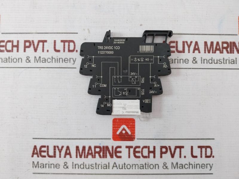 Lot Of 10X Weidmuller 1122770000 Trs 24Vdc 1Co Relay Module 250V Ac/6A 0.4 Nm