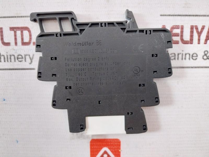 Lot Of 10X Weidmuller 1122770000 Trs 24Vdc 1Co Relay Module 250V Ac/6A 0.4 Nm