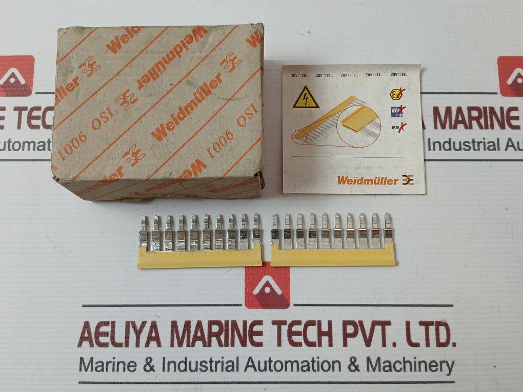 Lot Of 10X Weidmuller 1758260000 Cross-connector For Terminal Block Zqv 4N/10 Ge