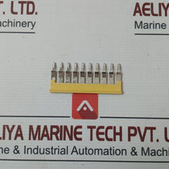 Lot of 10X WEIDMULLER 1758260000 Cross-connector for Terminal Block ZQV 4N/10 GE