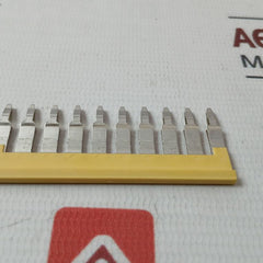 Lot of 10X WEIDMULLER 1758260000 Cross-connector for Terminal Block ZQV 4N/10 GE