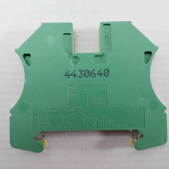 Lot Of 10X Weidmuller Protective Earth Terminal Block Wpe 4