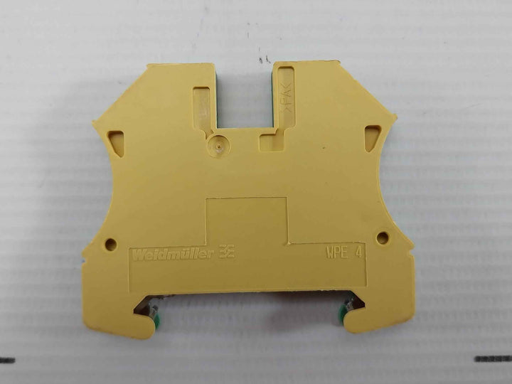 Lot Of 10X Weidmuller Protective Earth Terminal Block Wpe 4