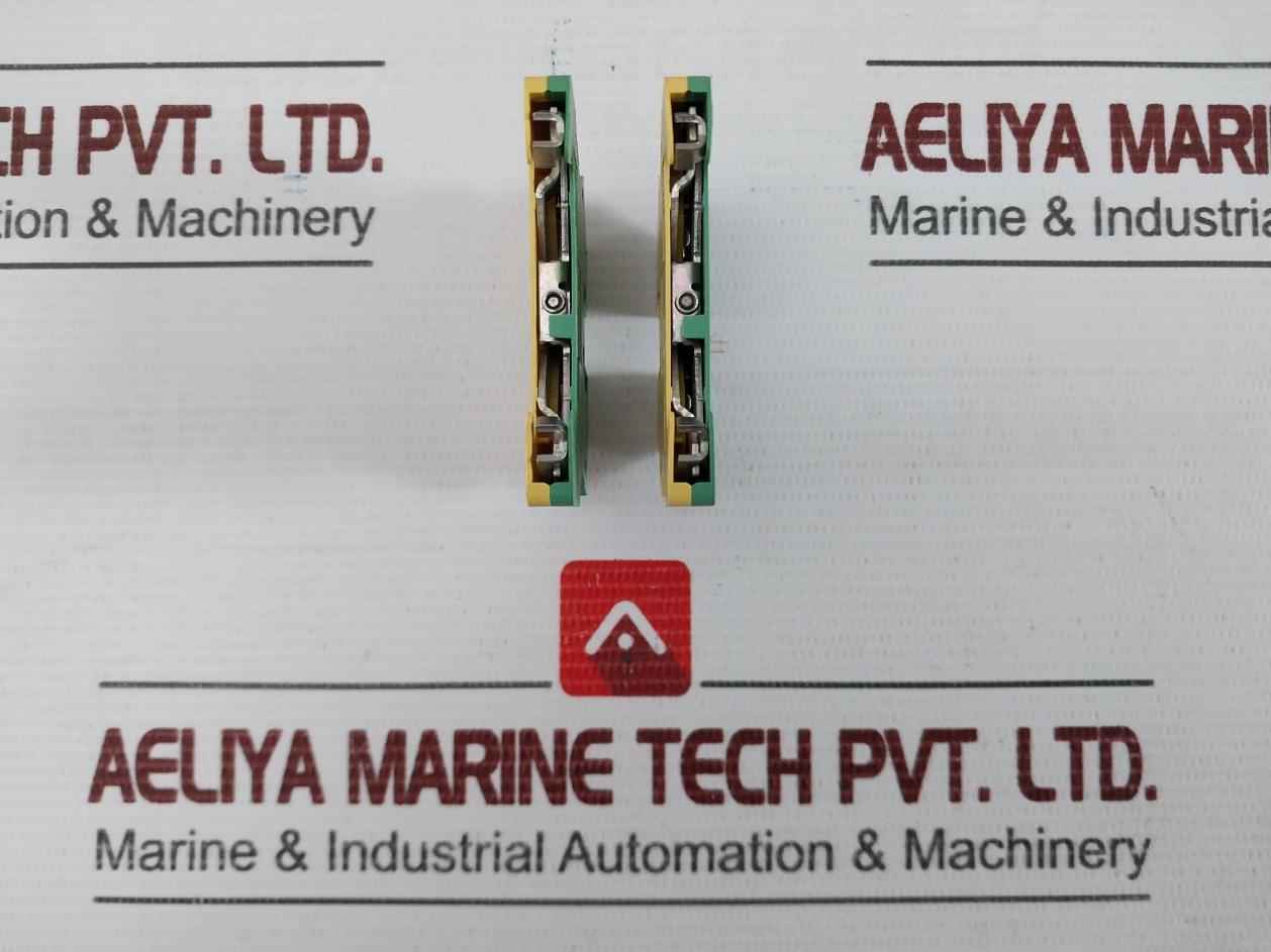 Lot Of 10X Weidmuller Protective Earth Terminal Block Wpe 4