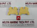 Lot Of 10X Weidmuller Protective Earth Terminal Block Wpe 4