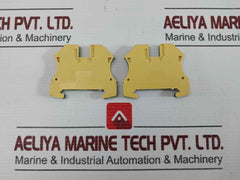 Lot Of 10X Weidmuller Protective Earth Terminal Block Wpe 4