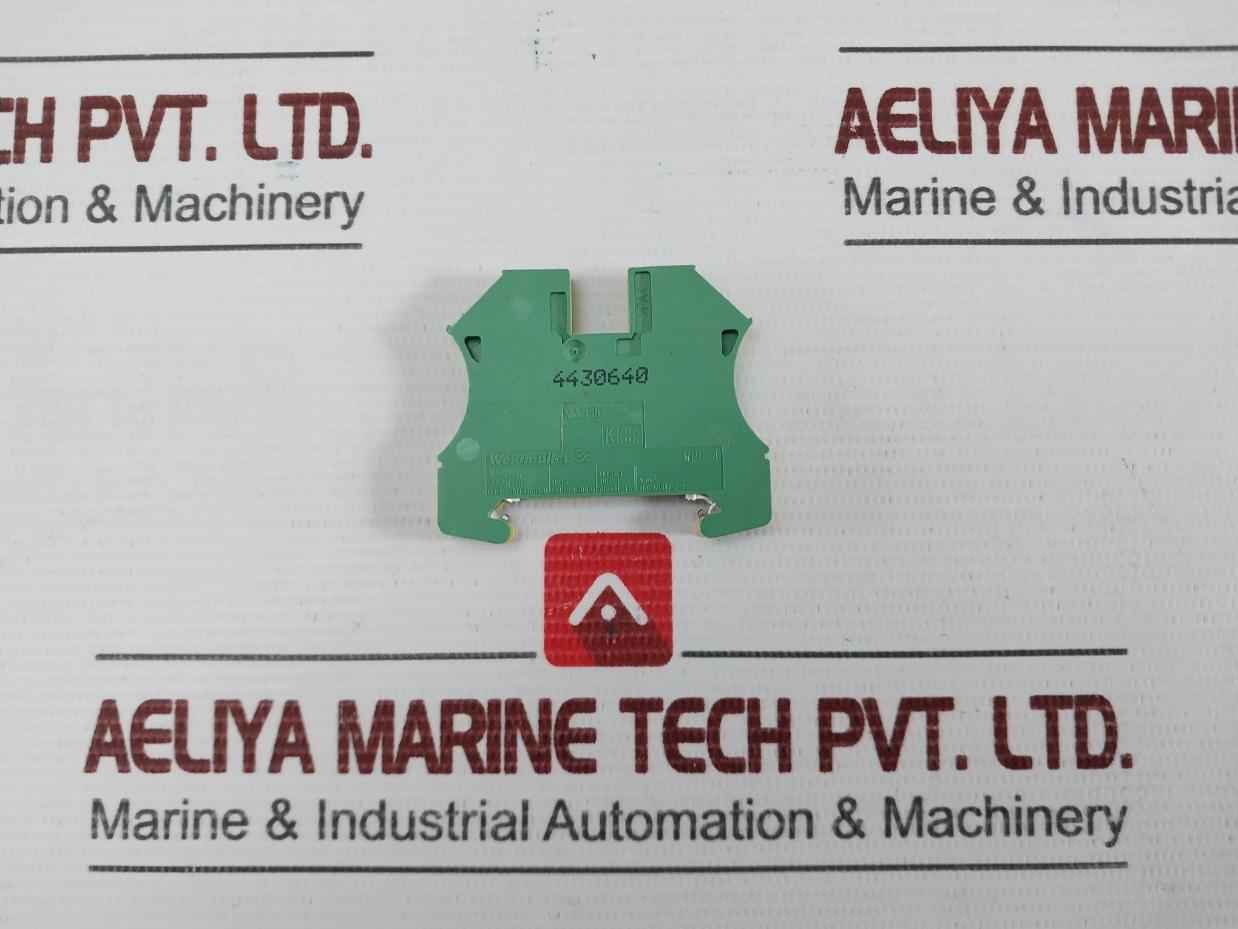 Lot Of 10X Weidmuller Protective Earth Terminal Block Wpe 4