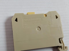 Lot Of 100X Weidmuller Sakr/35 2Stb Din Rail Mount Terminal Block