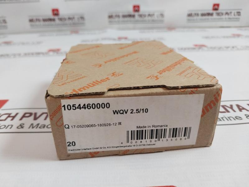 Lot Of 10X Weidmuller Wqv 2.5/10 1054460000 Cross-connector Terminal