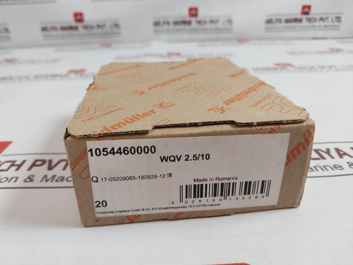 Lot of 10X WEIDMULLER WQV 2.5/10 1054460000 Cross-connector Terminal