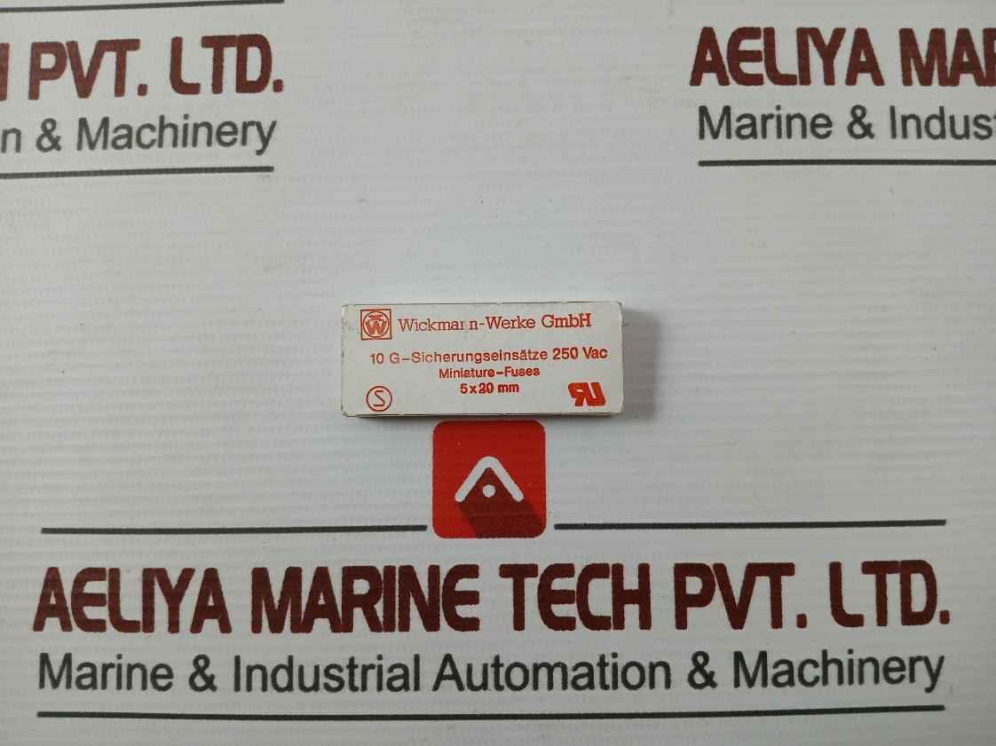 Lot Of 10X Wickmann 5X20 Mm Miniature-fuse 250 Vac 2A F2L250V D5