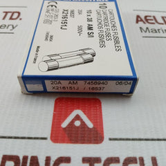 Lot Of 10X X216151J Cartridge Fuse 500 V Ac 20 A Ferraz Shawmut