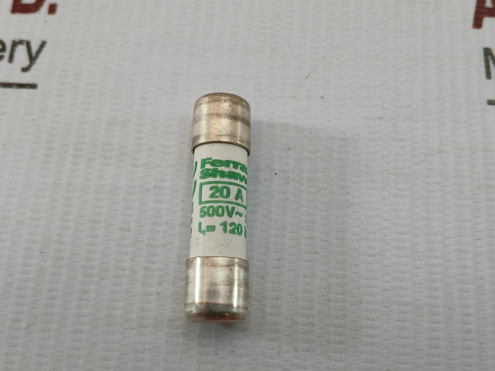 Lot Of 10X X216151J Cartridge Fuse 500 V Ac 20 A Ferraz Shawmut
