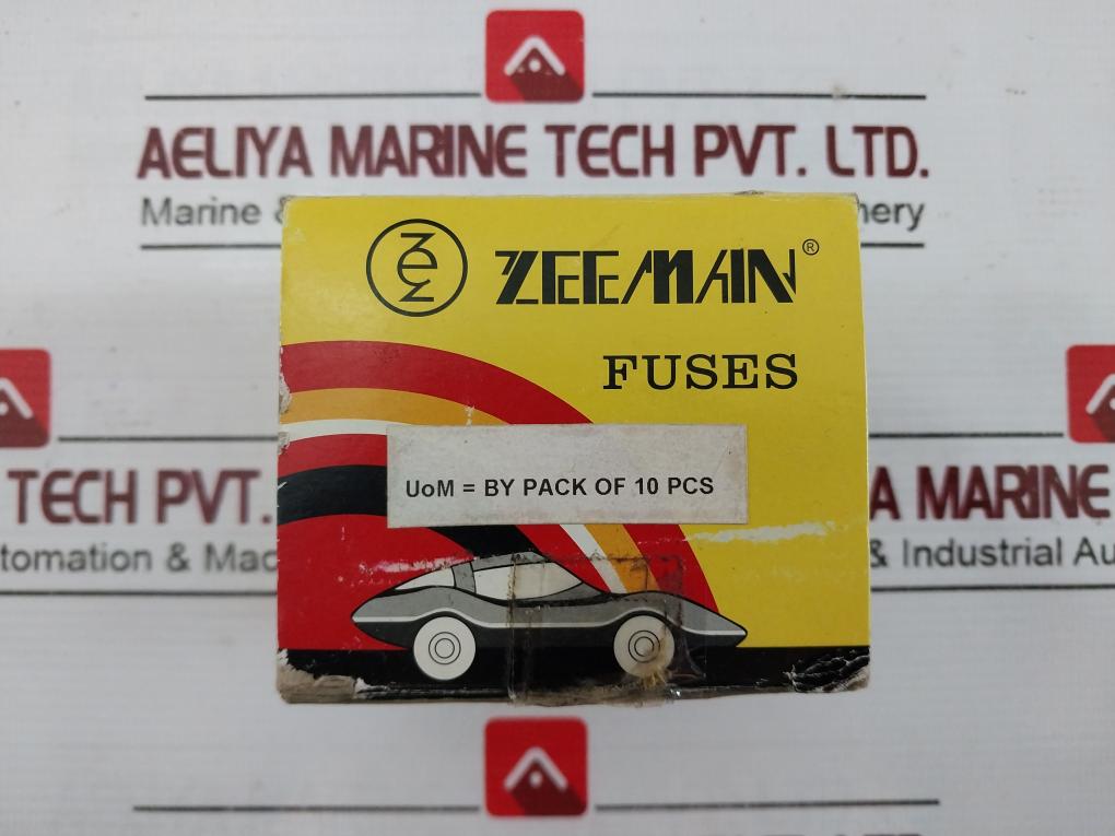 Lot Of 10X Zeeman Ats Standard Plug-in Fuse Yellow 20A Rs-220-0842