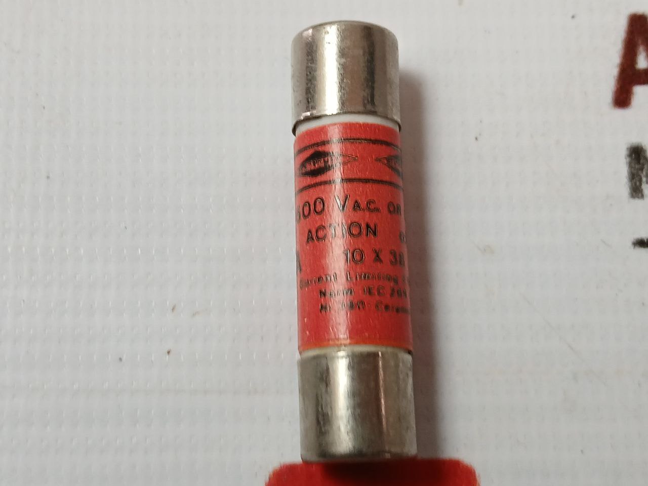 Lot of 10X 16A 600VAC Current Limiting Fuses, ACTION AM 10X38