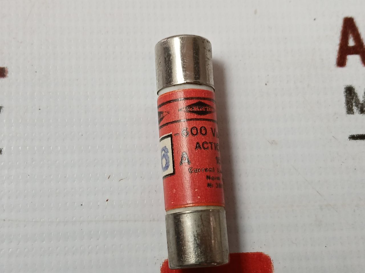 Lot of 10X 16A 600VAC Current Limiting Fuses, ACTION AM 10X38