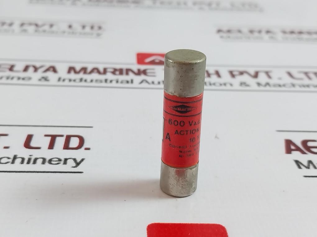Lot of 10X 16A 600VAC Current Limiting Fuses, ACTION AM 10X38