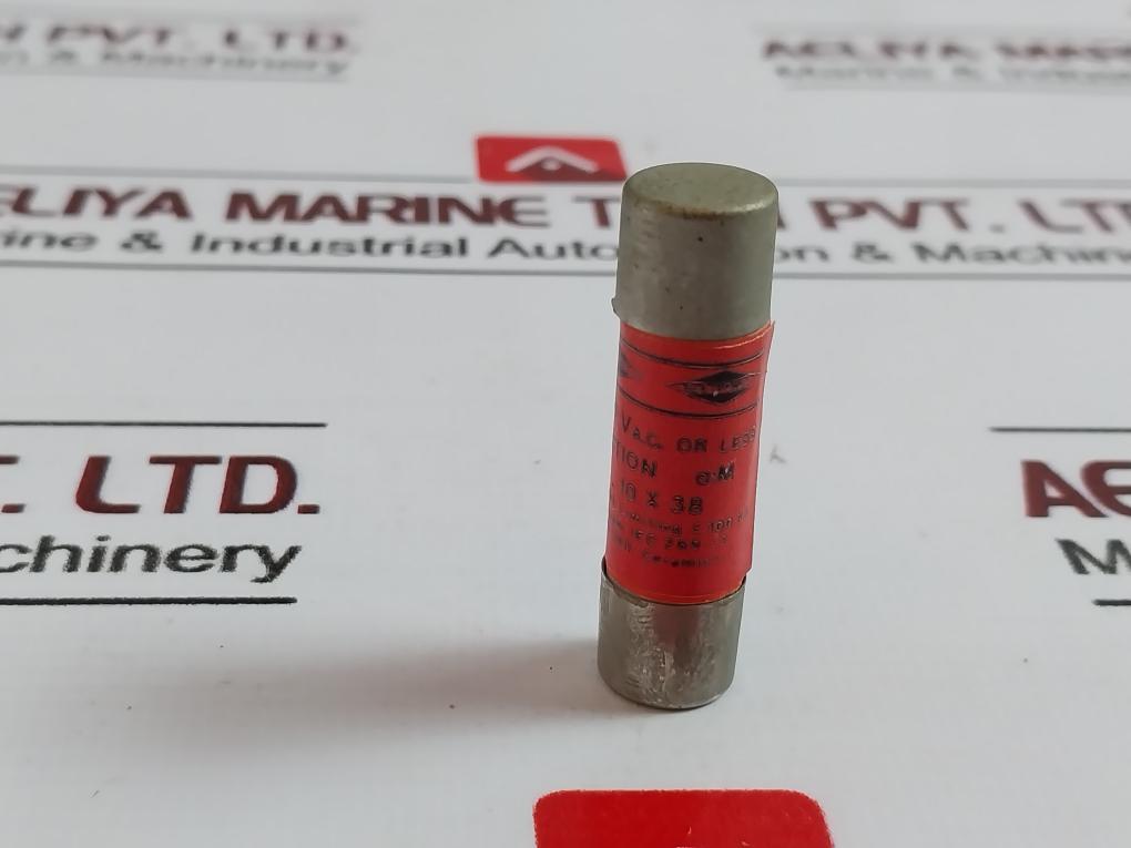Lot of 10X 16A 600VAC Current Limiting Fuses, ACTION AM 10X38