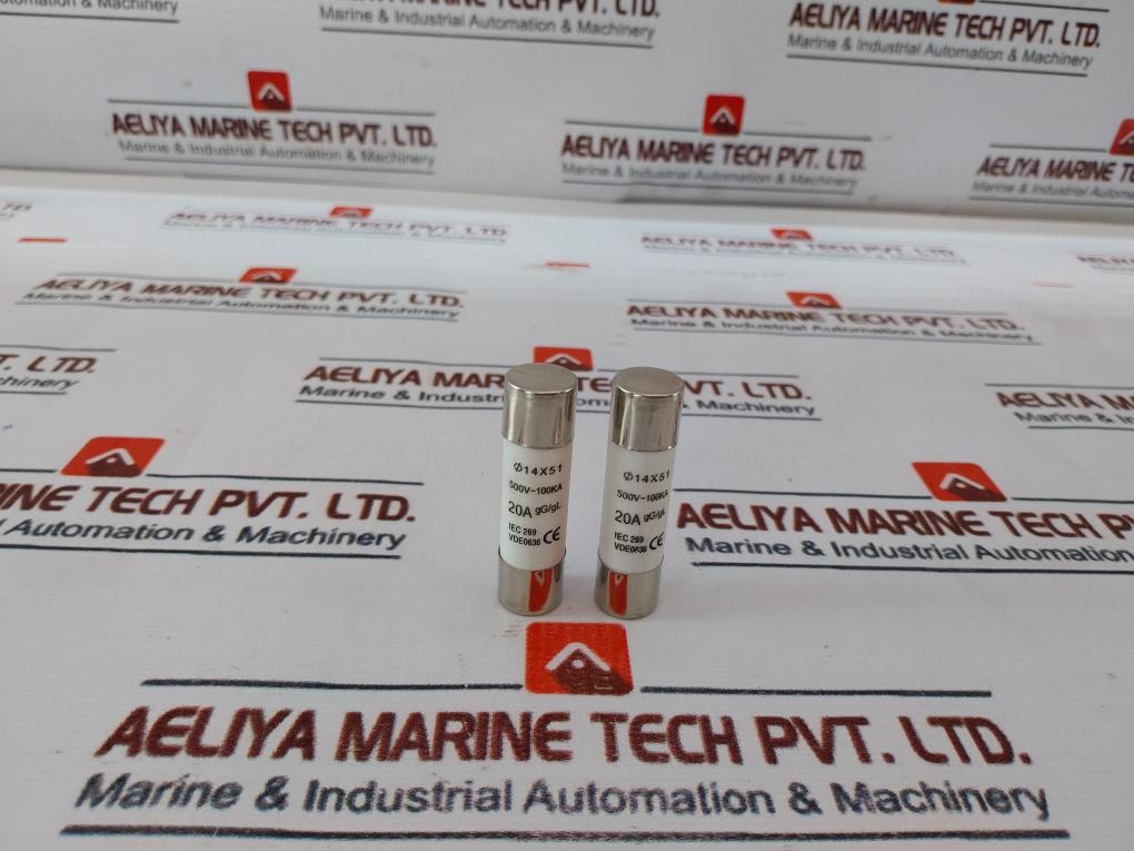 Lot Of 10x 20a Gg/gl Ceramic Cartridge Fuse Iec 269 500v Ac 100ka Vde 0636