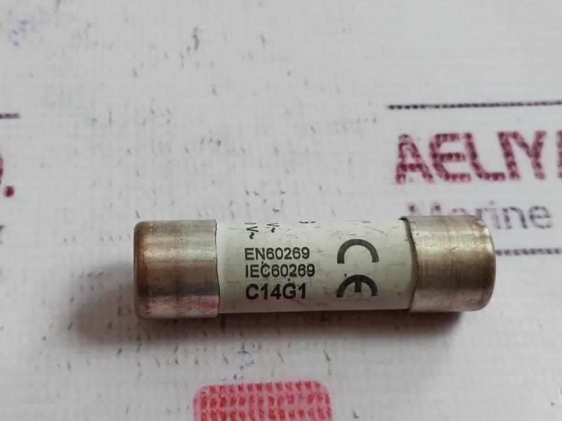 Lot Of 10x Bussman C14g1 Low Voltage Cylindrical Fuse 690v Ac 1a