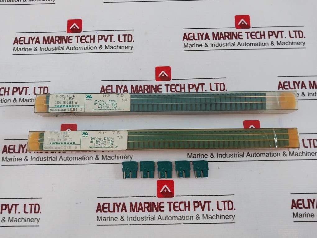 Lot of 10X Daito MP75 Fuse 60V AC/DC 125V AC/DC, 83957061-009