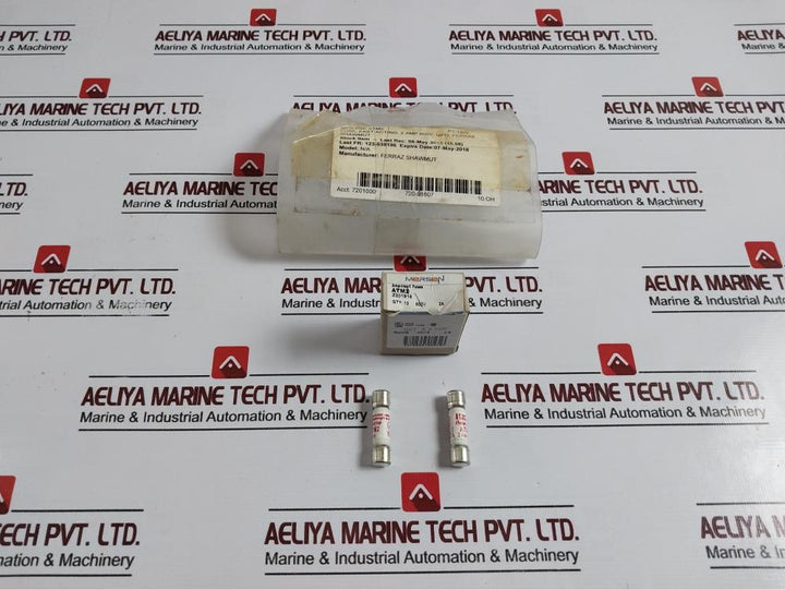Lot of 10X FERRAZ SHAWMUT ATM2 AMP-TRAP Fuses 2 AMP 600V AC/DC Fast Acting