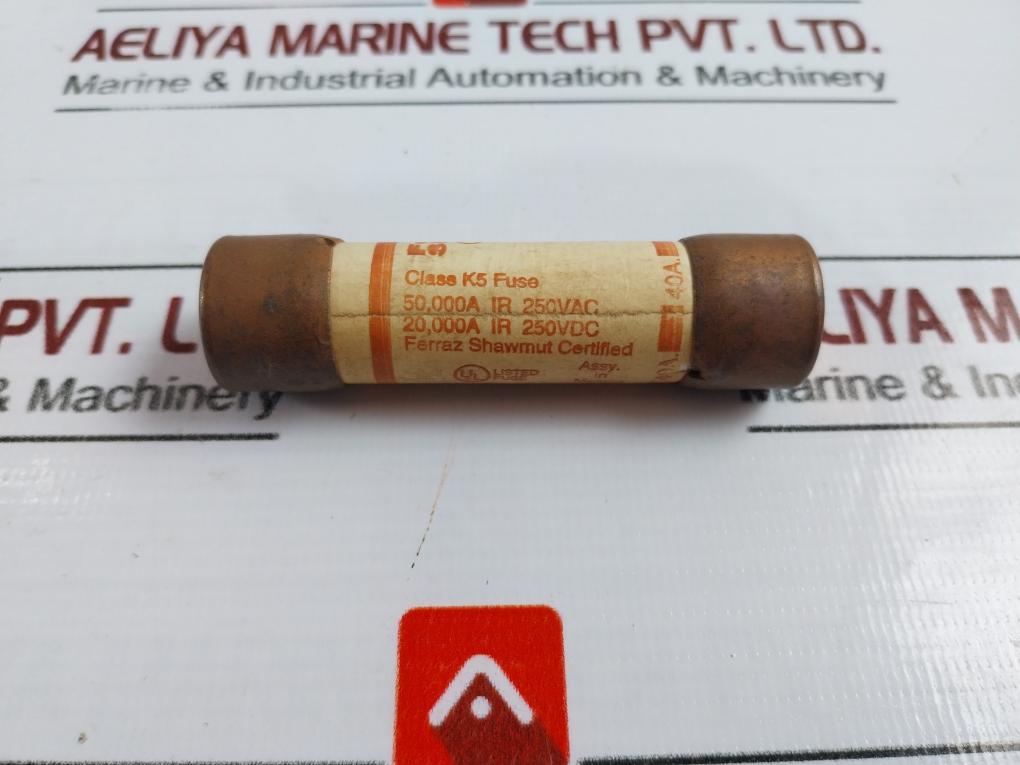 Lot of 10X FERRAZ SHAWMUT OT40 One-Time Fuse Class K-5 40 AMP 250V 3 inches