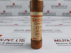 Lot of 10X FERRAZ SHAWMUT OT40 One-Time Fuse Class K-5 40 AMP 250V 3 inches