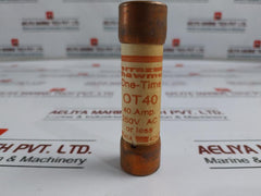 Lot of 10X FERRAZ SHAWMUT OT40 One-Time Fuse Class K-5 40 AMP 250V 3 inches