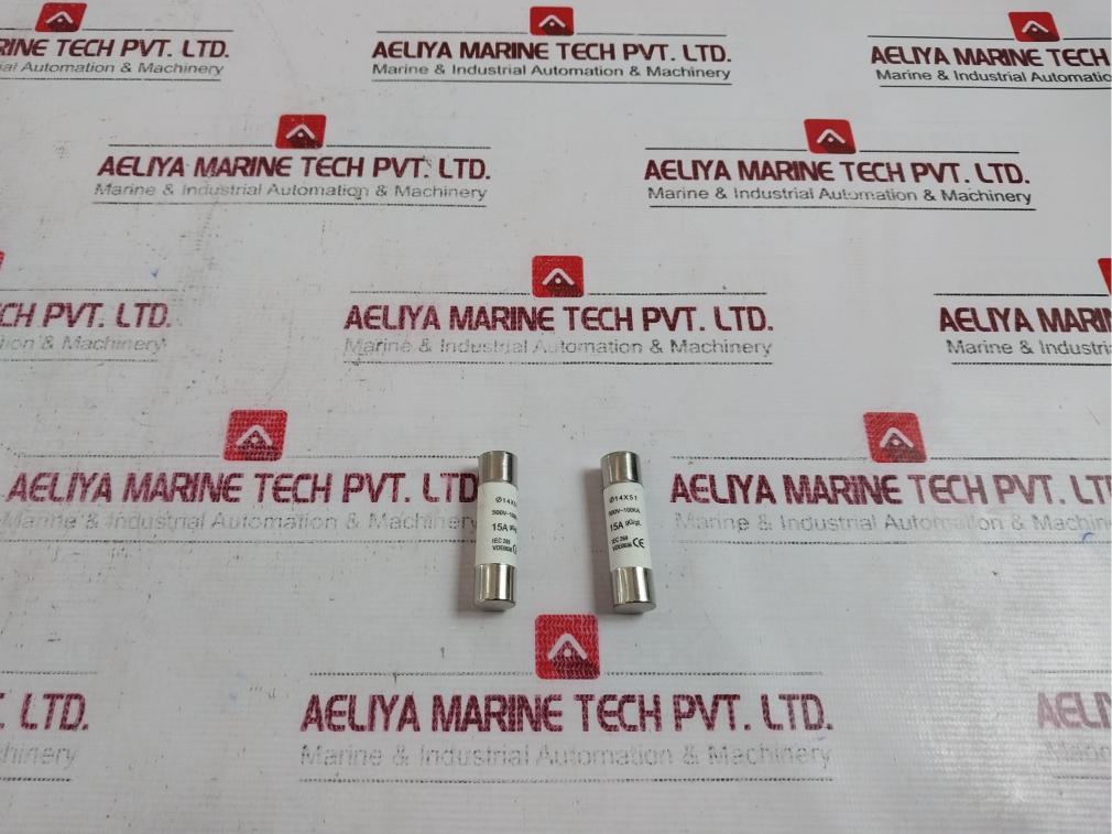 Lot Of 10x Iec 269 Marine Grade Cartridge Fuse, 500v~100ka, 15a