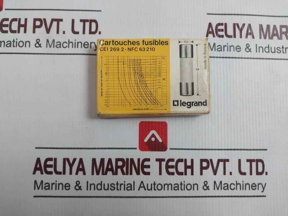 Lot Of 10x Legrand 10 130 02 2 A Cartouches Fuse Cartridge 2a 500v 10x 38