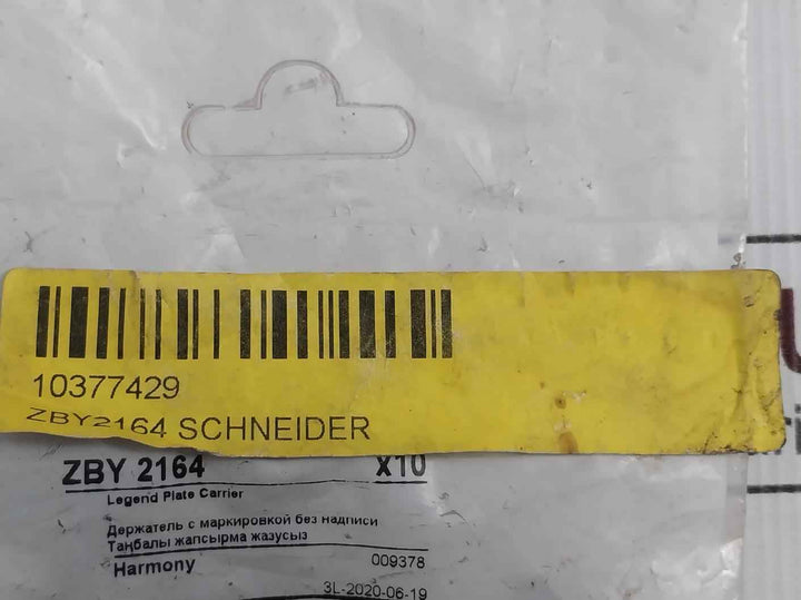 Lot Of 10x Schneider Electric Zby2164 Legend Holder