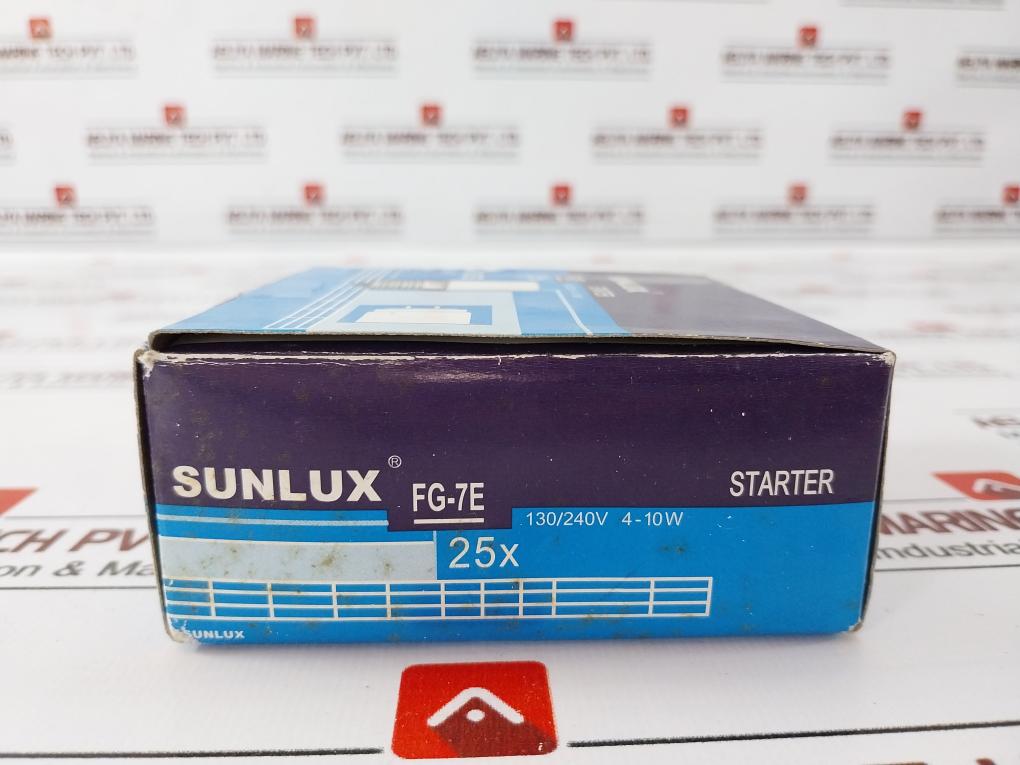 Lot Of 10x Sunlux Fg-7e E17 Screw Base Starter 4-10 Watt Fluorescent Lamp Lights