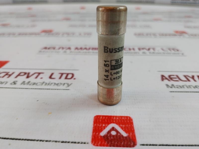 Lot Of 11X Bussmann C14G20 Fuse, En60269, Iec60269, 20A 690V