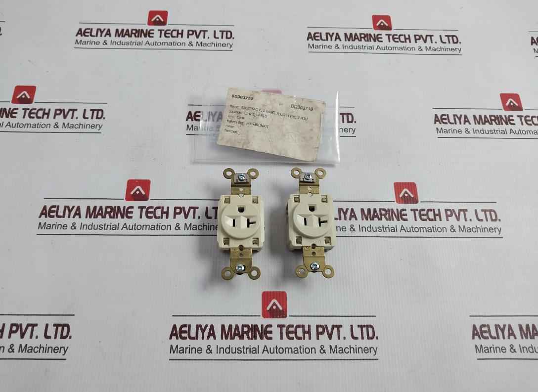 Lot Of 11X Hubbell Hbl5361Inp7I Flush Type Receptacle 20A-125V