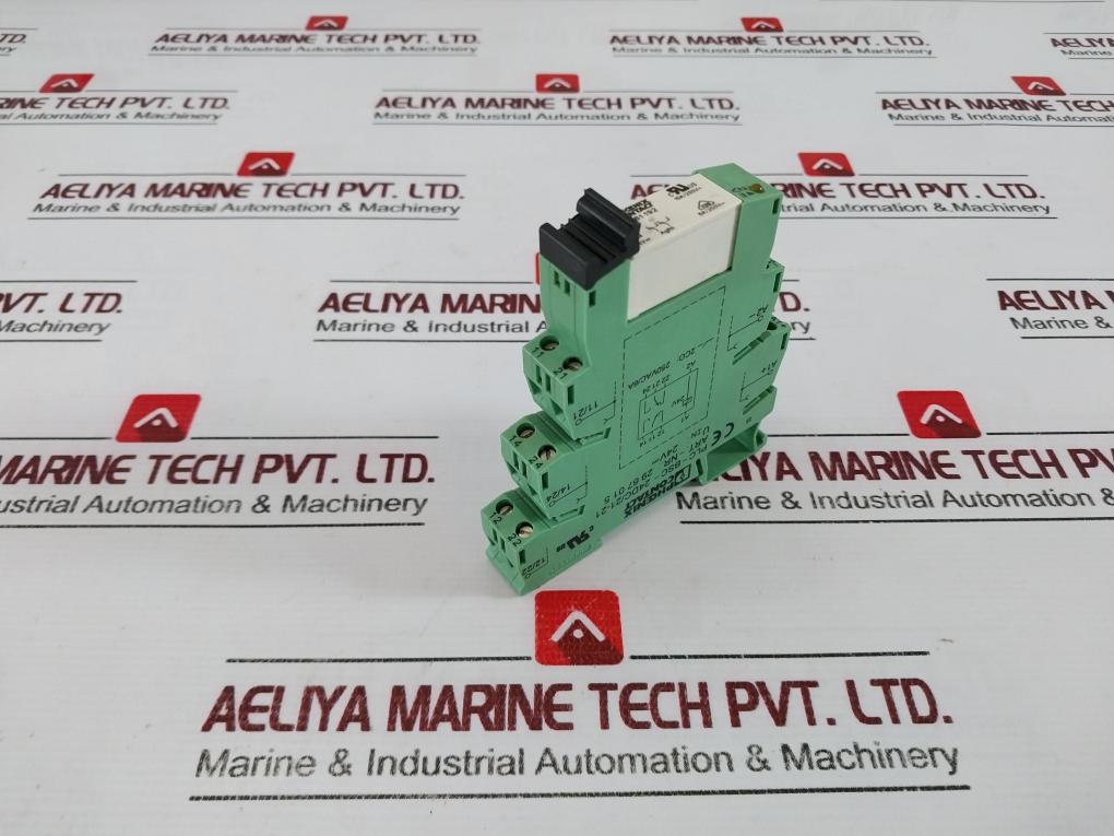 Lot of 3X PHOENIX CONTACT PLC-BSC-24DC/21-21 State Relay Base Module 2967015