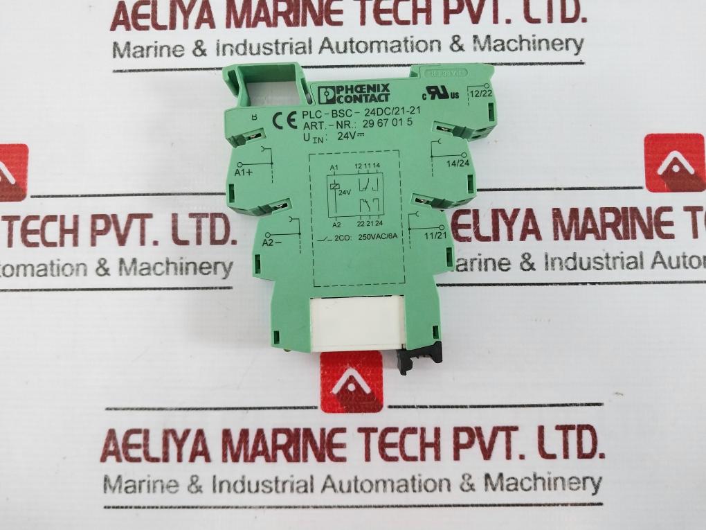 Lot Of 11X Phoenix Contact Plc-bsc-24Dc/21-21 State Relay Base Module 2967015