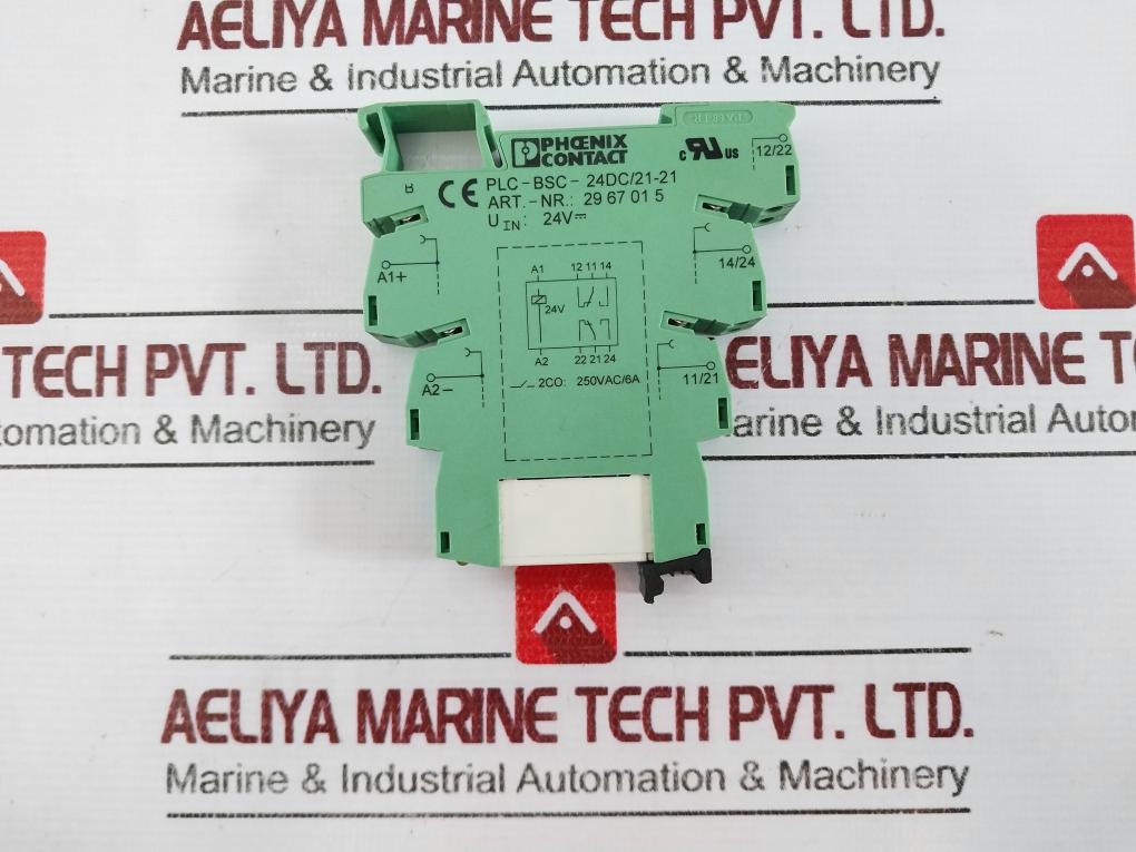 Lot Of 3X Phoenix Contact Plc-bsc-24Dc/21-21 State Relay Base Module 2967015