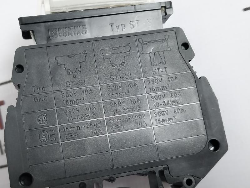 Lot Of 11X Phoenix Contact St-sila 250 Fuse Plug With Light Indicator 500V 10A