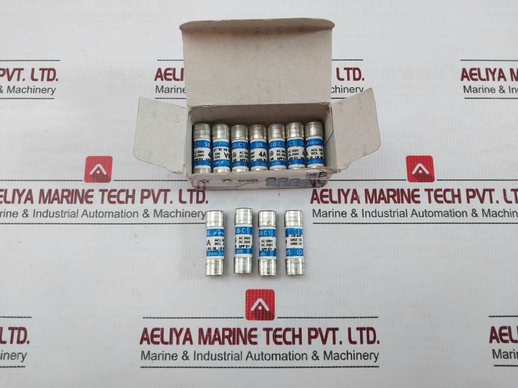 Lot Of 11X Sb Fuse 4A Cylindrical Cartridge Fuse Sb-c1
