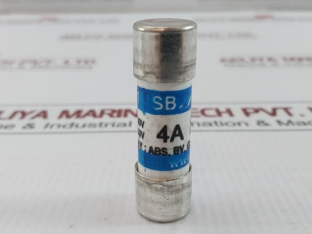 Lot Of 11X Sb Fuse 4A Cylindrical Cartridge Fuse Sb-c1