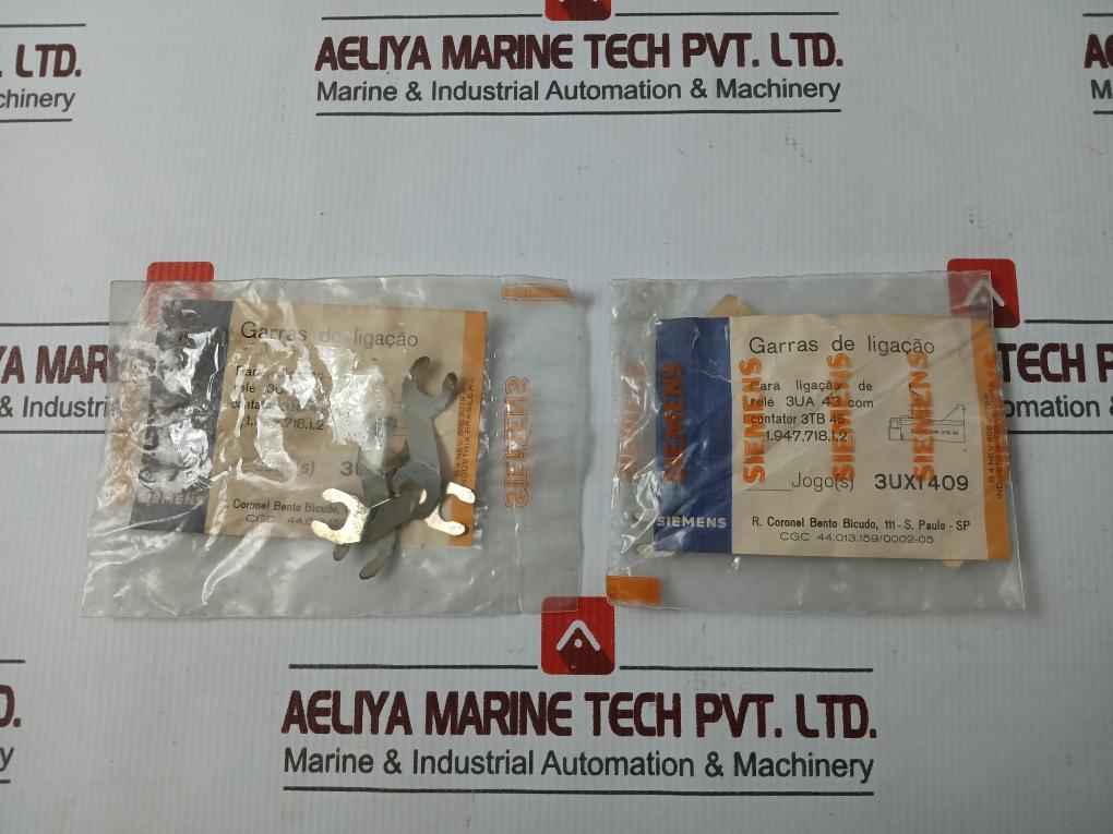 Lot Of 11X Siemens 3Ux1409 Connecting Claw For Relay Contactor 3Ua43 3Tb46