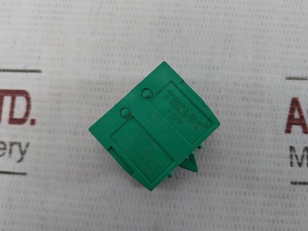 Lot of 5X TEKNIC S1 Push Button Contact Block A600 Q600 IEC/EN 60947-5-1