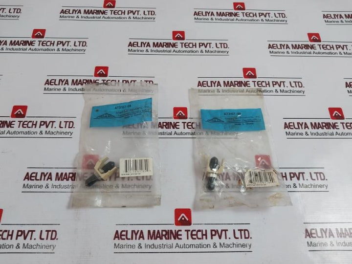 Lot of 12X Allen Tel Products AT31ST-09 ST Fiber Adapter Ivory Housing