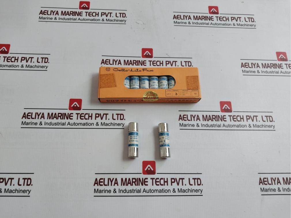 Lot Of 12X Cello-lite Uc1 Fuse 500V A.C 3A 68T103 Acl50 Dcl20