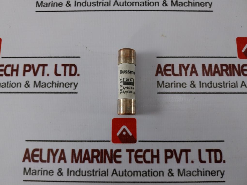 Lot Of 12x Bussmann C14g25 Low Voltage Fuse, 25a, 14x51 Mm