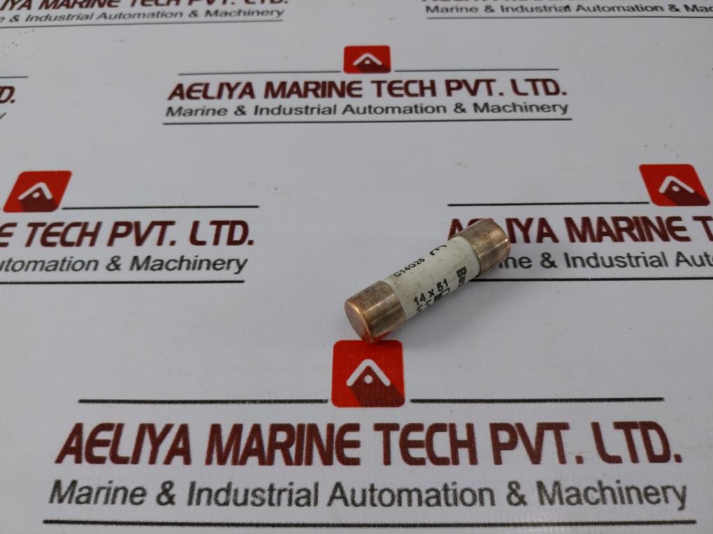 Lot Of 12x Bussmann C14g25 Low Voltage Fuse, 25a, 14x51 Mm