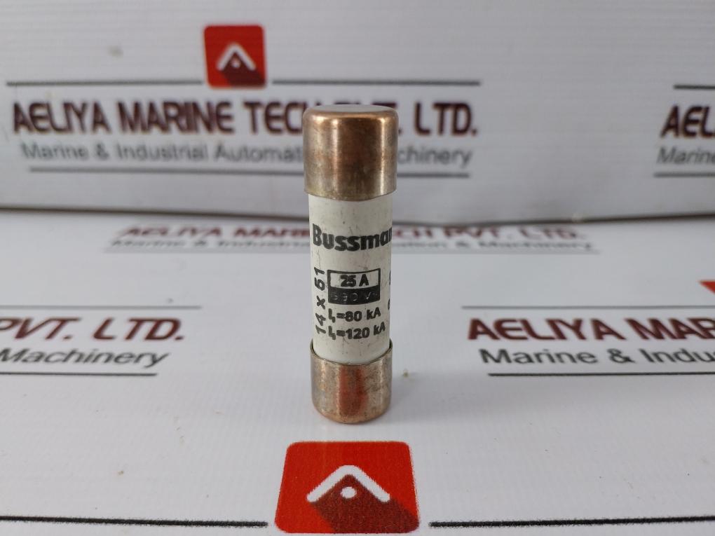 Lot Of 12x Bussmann C14g25 Low Voltage Fuse, 25a, 14x51 Mm